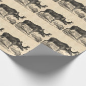 Vintage 1800s amerikanische geschenkpapier (Ecke)