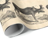 Vintage 1800s amerikanische geschenkpapier (Rolleneckpunkt)