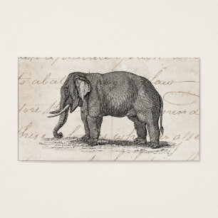 Vintage 1800s Elefant-Illustration - Elefanten