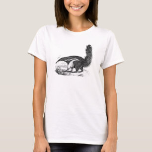 Vintage 1800s Erdferkel Retro-Ameisenbär-Vorlage T-Shirt