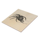 Vintage 1800s fliese (Seite)