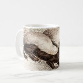 Vintage 1800s kaffeetasse (Vorderseite Links)