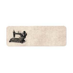 Vintage 1800s Nähmaschine-Illustration