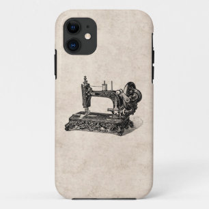 Vintage 1800s Nähmaschine-Illustration Case-Mate iPhone Hülle