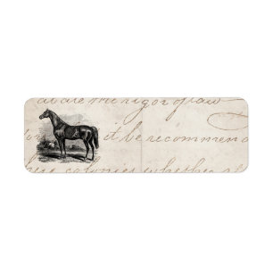Vintage 1800s Rennen-PferdeRetro