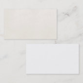 Vintage 1850 Papiervorlage für Papiermuster Visitenkarte (Vorne/Hinten)