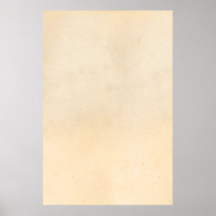 Vintage 1850 Parchment Paper Template Blank Poster