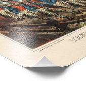 Vintage 1862 Yankee-Freiwillige marschieren in Dix Fotodruck (Ecke)