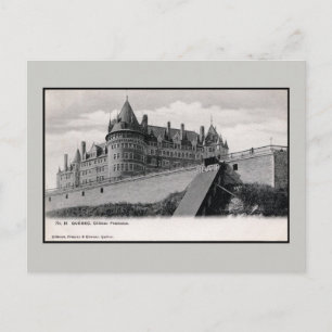 Vintage 1890er Jahre Chateau Frontenac Quebec Mont Postkarte