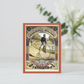 Vintage 1890s Antike American bicycle Advertising Postkarte (Stehend Vorderseite)
