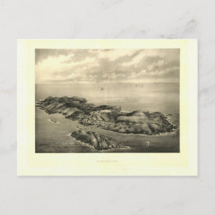 Vintage-1896-Monhegan-Island-Druck Postkarte