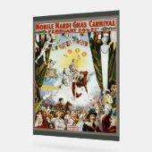 Vintage 1900 Mobile Mardi Gras Carnival Poster Art (Winkel)