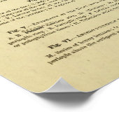 Vintage 1900 Pferdefußballanatomie drucken Poster (Ecke)