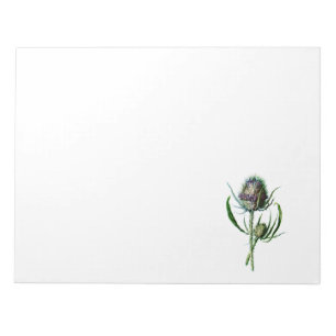 Vintage 1902 Scottish-Distel-Antiken-wilde Blume Notizblock