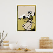 Vintage 1903-Golf-Printwerbung Poster (Küche)