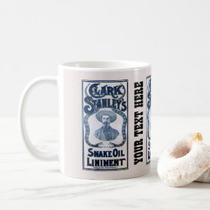 Vintage 1905 SchlangenölLiniment von Clark Stanley Kaffeetasse