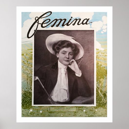 Vintage 1908-Golf-Printwerbung Poster (Vorne)