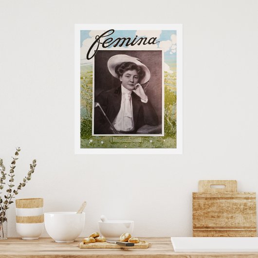 Vintage 1908-Golf-Printwerbung Poster (Küche)