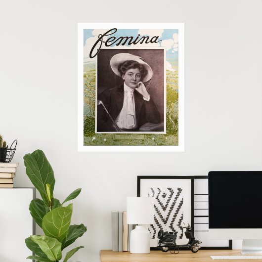 Vintage 1908-Golf-Printwerbung Poster (Heimbüro)