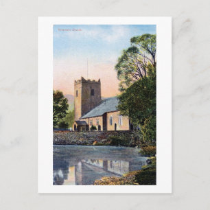Vintage 1910 Grasmere Church, Lake District Postkarte