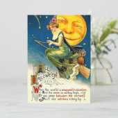 Vintage 1911 All Halloween Feiertagskarte (Stehend Vorderseite)