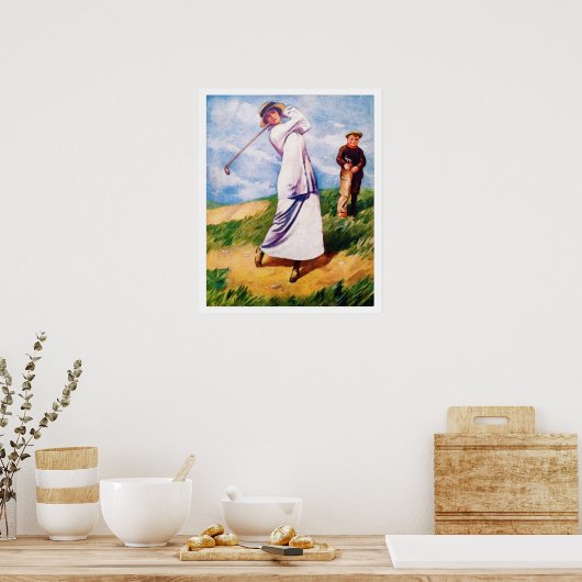 Vintage 1915-Golfdrucke Poster (Küche)