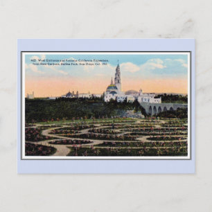 Vintage 1915 Panama California Expo San Diego 25 Postkarte