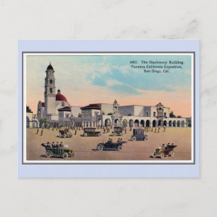 Vintage 1915 Panama California Expo San Diego 3 Postkarte