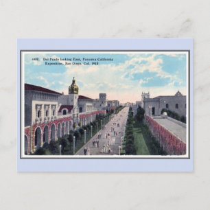 Vintage 1915 Panama California Expo San Diego 8 Postkarte