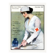 Vintage 1917 Damenmagazin Rotkreuzschwester