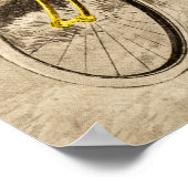 Vintage 1920er-Bikerwerbung Poster (Ecke)