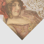 Vintage 1920er Flapper Thinking of You Seidenpapier (Ausschnitt)