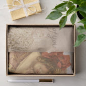 Vintage 1920er Flapper Thinking of You Seidenpapier (Geschenk)