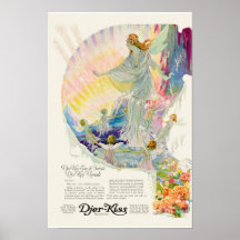 Vintage 1920er Jahre Print-Ad Djer-Kiss Angel