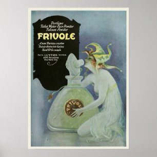 Vintage 1920er Jahre Print Ad Woman Frivole Parfüm Poster