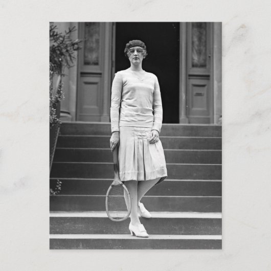 Vintage 1920er-Women's Tennis Fashion Postkarte (Vorderseite)