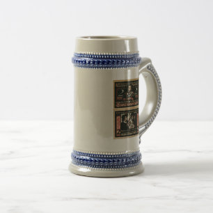 Vintage 1921 2 Mark Notgeld-Banknote Tasse