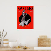 Vintage 1922-Golfdrucke Poster (Küche)
