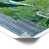 Vintage 1924-Golfdrucke Poster (Ecke)