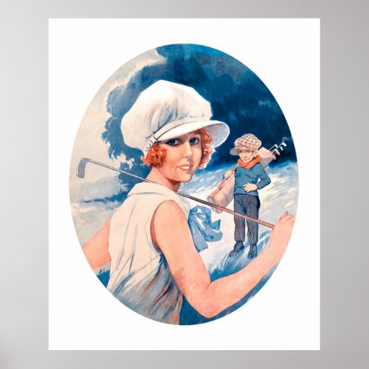 Vintage 1925-Golfdrucke Poster (Vorne)