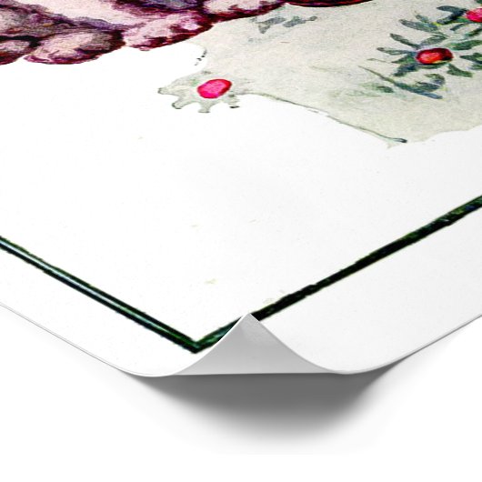 Vintage 1925-Golfdrucke Poster (Ecke)