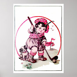 Vintage 1925-Golfdrucke Poster
