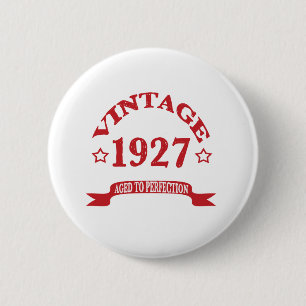 Vintage 1927 gealtert zu Paerfection Button
