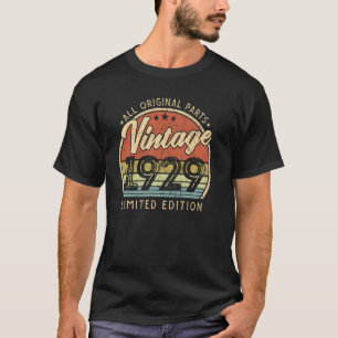 Vintage 1929 limitierte Auflage Retro Hergestellt T-Shirt