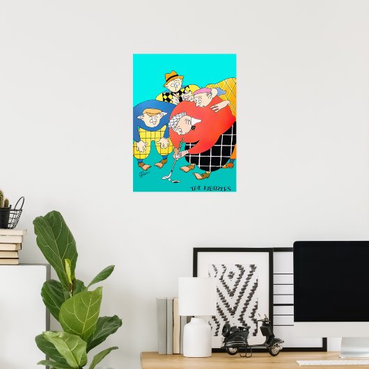 Vintage 1930-Golf-Printwerbung Poster (Heimbüro)