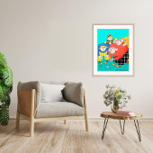 Vintage 1930-Golf-Printwerbung Poster