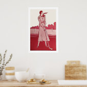 Vintage 1932-Golfdrucke Poster (Küche)