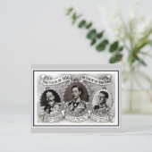 Vintage 1936 feiertagspostkarte (Stehend Vorderseite)