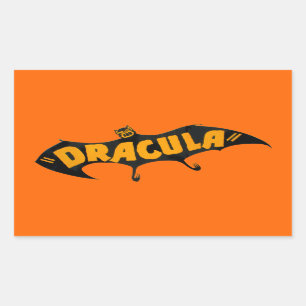 Vintage 1938 Dracula Vampirfledermaus Rechteckiger Aufkleber