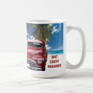 Vintage 1940 & 1947 Chevy Paradise Tasse